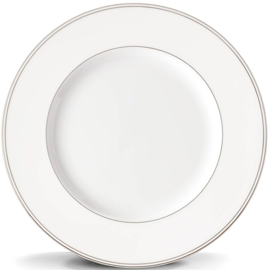 Platinum Rim Porcelain Dinner Plate