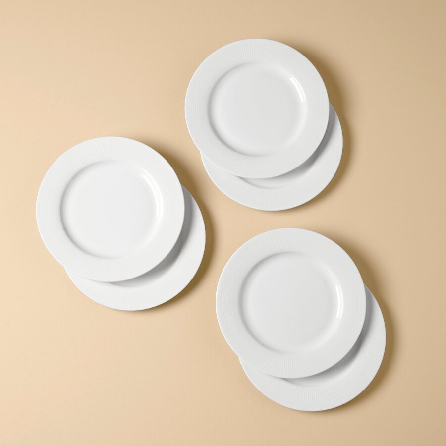 Blue Pattern Dessert Decorative Plates, Set of 4
